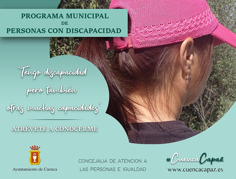 El Ayuntamiento de Cuenca pone en marcha #CuencaCapaz, una iniciativa que visibiliza a las personas con discapacidad