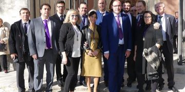 La Corporación Provincial cumple con la tradición y asiste a la función religiosa en el Santuario de las Angustias