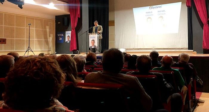 Prieto pide a los conquenses que voten al PP porque “es el único partido que garantiza y revaloriza las pensiones”