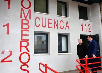 Recepcionadas las obras del nuevo parque auxiliar de bomberos de la Diputación en la capital conquense