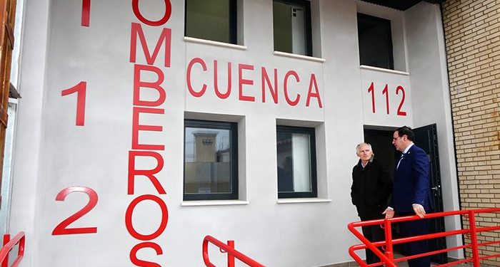Recepcionadas las obras del nuevo parque auxiliar de bomberos de la Diputación en la capital conquense