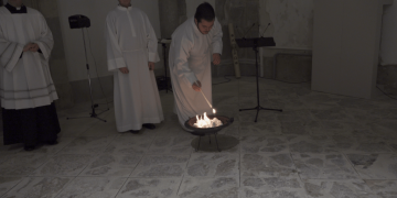 Cuenca. Vigilia Pascual en la catedral