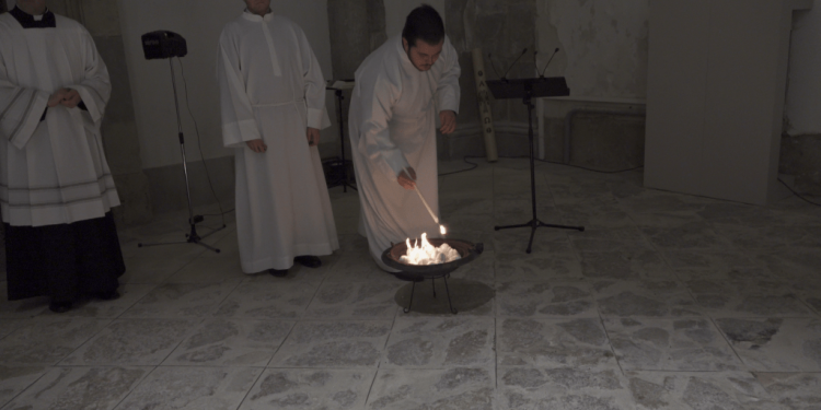 Cuenca. Vigilia Pascual en la catedral