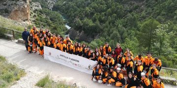 El Programa Somos Deporte 16-18 despidió la temporada con el descenso de barrancos en Villalba de la Sierra