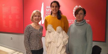 El escultor José Estopiñá dona al Museo de Semana Santa una pieza de Luis Marco Pérez