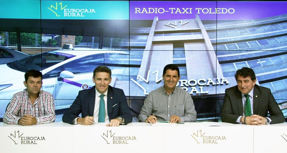 Eurocaja Rural y Radio Taxi Toledo renuevan su convenio para potenciar el servicio al cliente
