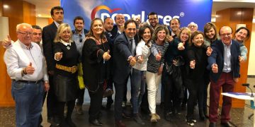 Luz Moya pide el voto para el PP para poder continuar con la recuperación económica del Ayuntamiento de Cuenca