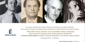 Marco Pérez, Fausto, Leonardo y Navarro Gabaldón…, los maestros conquenses de la escultura figurativa llegan a las conferencias del Archivo Histórico