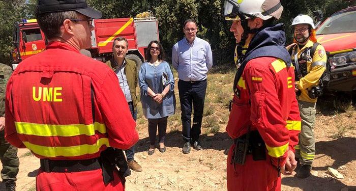 Prieto agradece a la Unidad Militar de Emergencias que haya vuelto a elegir Cuenca para sus maniobras
