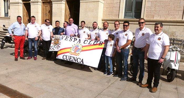 Prieto subraya la promoción para la capital y la provincia que supone la IV Concentración Vespa Club Cuenca