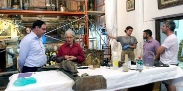 Diputación de Cuenca concluirá en breve la conservación del Retablo Mayor de la iglesia de La Parra de las Vegas