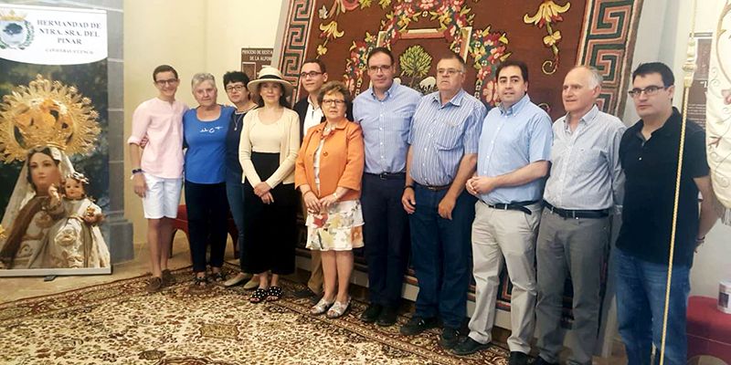 Diputación de Cuenca entrega al pueblo de Cañaveras la alfombra de la Virgen del Pinar una vez restaurada