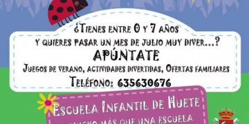 El Ayuntamiento de Huete organiza una escuela infantil de verano para conciliar vida familiar y laboral