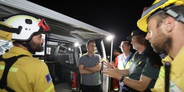 El delegado del Gobierno en Castilla-La Mancha activa la intervención de la Unidad Militar de Emergencias (UME) en el incendio de Toledo