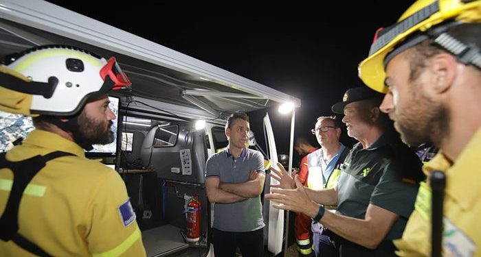 El delegado del Gobierno en Castilla-La Mancha activa la intervención de la Unidad Militar de Emergencias (UME) en el incendio de Toledo