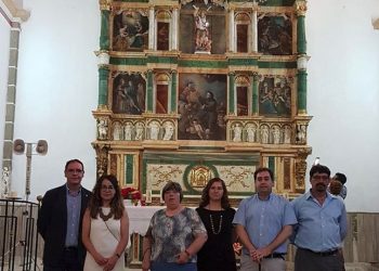 La iglesia de San Miguel Arcángel de Valdemoro del Rey ya luce totalmente restaurado su Retablo Mayor del siglo XVI