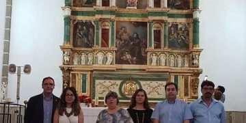 La iglesia de San Miguel Arcángel de Valdemoro del Rey ya luce totalmente restaurado su Retablo Mayor del siglo XVI