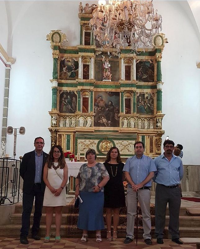 La iglesia de San Miguel Arcángel de Valdemoro del Rey ya luce totalmente restaurado su Retablo Mayor del siglo XVI
