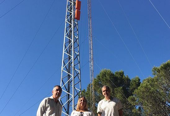 La Junta pone en marcha una nueva estación base de telefonía móvil con cobertura 4G en Centenera