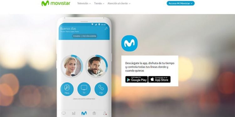 Un total de 2.020.548 usuarios hicieron uso de la aplicación Mi Movistar el pasado mes de abril