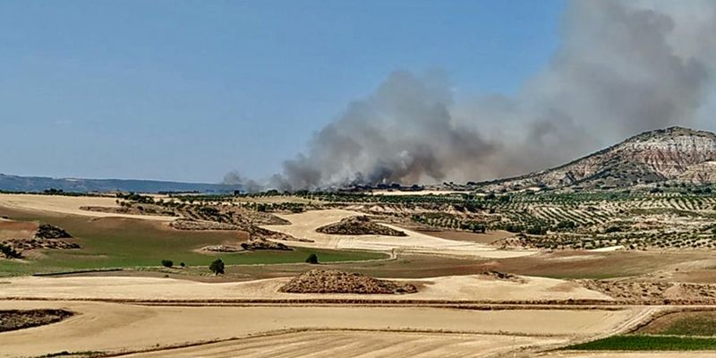 Apagado el incendio en Castejón arde ahora Villalba del Rey