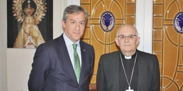 El presidente de Eurocaja Rural visita al Obispo de Albacete