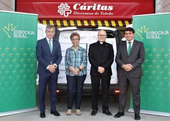 Eurocaja Rural dona 2.000 kilos de alimentos a Cáritas procedentes de su ‘Desafío’