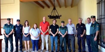El subdelegado del Gobierno en Cuenca, Juan Rodríguez, copreside la Junta de Seguridad celebrada en Mota del Cuervo