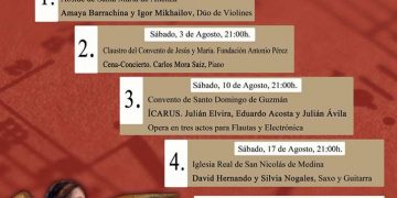 La Asociación Cultural Ciudad de Huete presenta su XII Ciclo de Conciertos Ciudad de Huete “Música y Patrimonio”