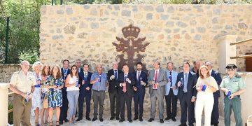 Page inaugura la rehabilitación de ‘Los Baños de la Reina’ del Real Balneario de Solán de Cabras