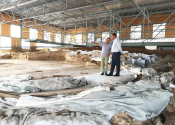 Prieto recuerda el fuerte impulso de la Diputación al yacimiento de Noheda con una inversión de más de 1,2 millones