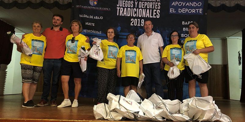 Valera de Abajo acogió la primera fiesta deportiva en la competición provincial de juegos y deportes tradicionales 2019