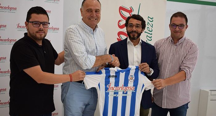 López Carrizo agradece a Incarlopsa su compromiso con el deporte a través del convenio con la Escuela de Fútbol Jesús de la Ossa