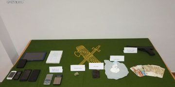 La Guardia Civil desarticula un punto de venta de drogas en la localidad de Honrubia