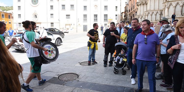 El presidente de Castilla-La Mancha visita San Mateo