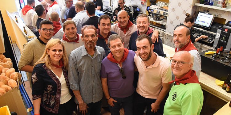 El presidente de Castilla-La Mancha visita San Mateo
