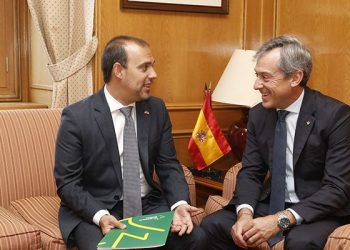 Bellido recibe al presidente de Eurocaja Rural