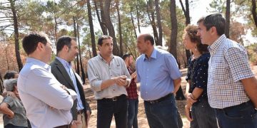 El Gobierno regional iniciará antes de final de año los trabajos de restauración de la zona afectada por el incendio de Barchín del Hoyo