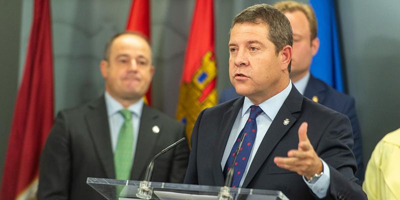El presidente de Castilla-La Mancha avanza que el próximo Plan de Empleo para 8.000 parados de la región se tramitará la semana que viene