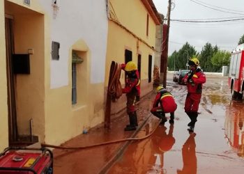 El servicio de Bomberos de la Diputación de Cuenca ha intervenido en más de 300 avisos a causa de las fuertes lluvias caídas en la Manchuela