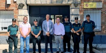 El Subdelegado del Gobierno en Cuenca visita los cuarteles de la Guardia Civil de Montalbo y Villarejo de Fuentes