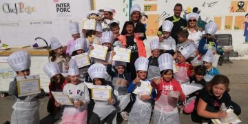 Curso de cocina saludable en el CEIP Santa Ana con el “Chef Pepo”