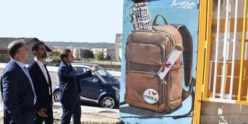 El consejero de Fomento pone en valor el arte urbano que “reinventa las ciudades y las caracteriza” gracias a Mr. Trazo