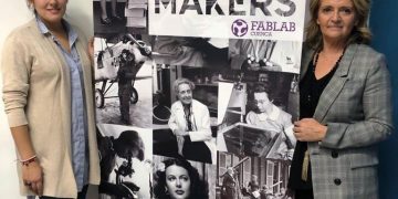 Jiménez y Bonilla conocen el proyecto de FABLAB Cuenca y ensalzan el papel de la mujer emprendedora