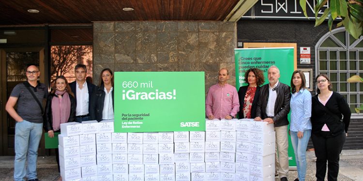 SATSE logra más de 660.000 apoyos para que el Congreso debata la Ley de Seguridad del Paciente SATSE logra más de 660.000 apoyos para que el Congreso debata la Ley de Seguridad del Paciente
