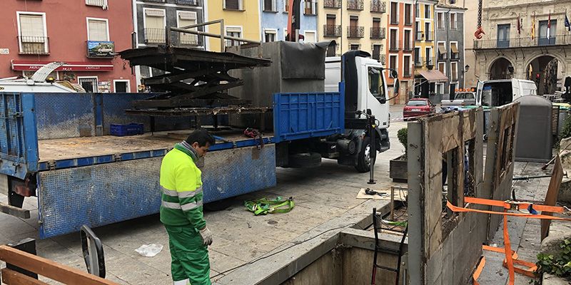 El Ayuntamiento de Cuenca sustituye los contenedores soterrados de diferentes zonas de la ciudad