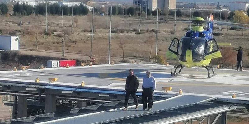 El Gobierno regional ha iniciado las pruebas de vuelo en el helipuerto de Tarancón