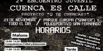 El II Encuentro Juvenil ‘Cuenca es Calle’ llega este sábado al parque ‘SanFer’