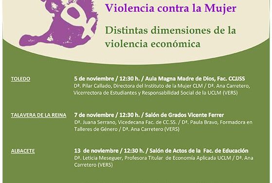 La UCLM celebra del 5 al 21 de noviembre un foro de reflexión sobre la violencia contra la mujer La UCLM celebra del 5 al 21 de noviembre un foro de reflexión sobre la violencia contra la mujer
