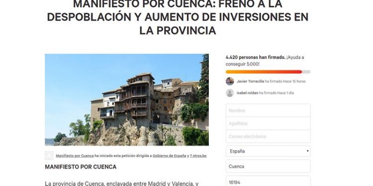 El Ayuntamiento de Cuenca se adhiere al Manifiesto por Cuenca